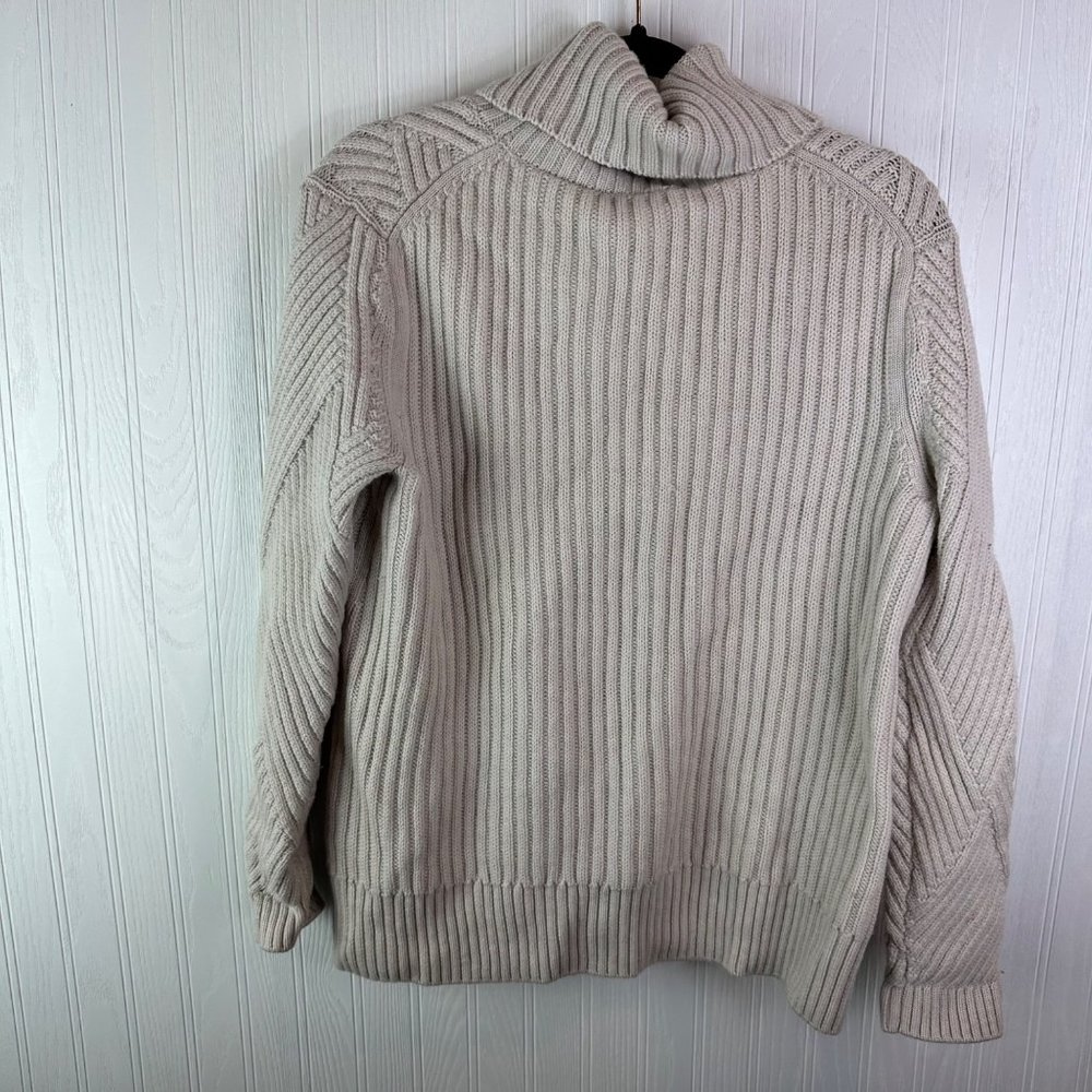 Rag & Bone Sweater Cream Cowl Neck size Small